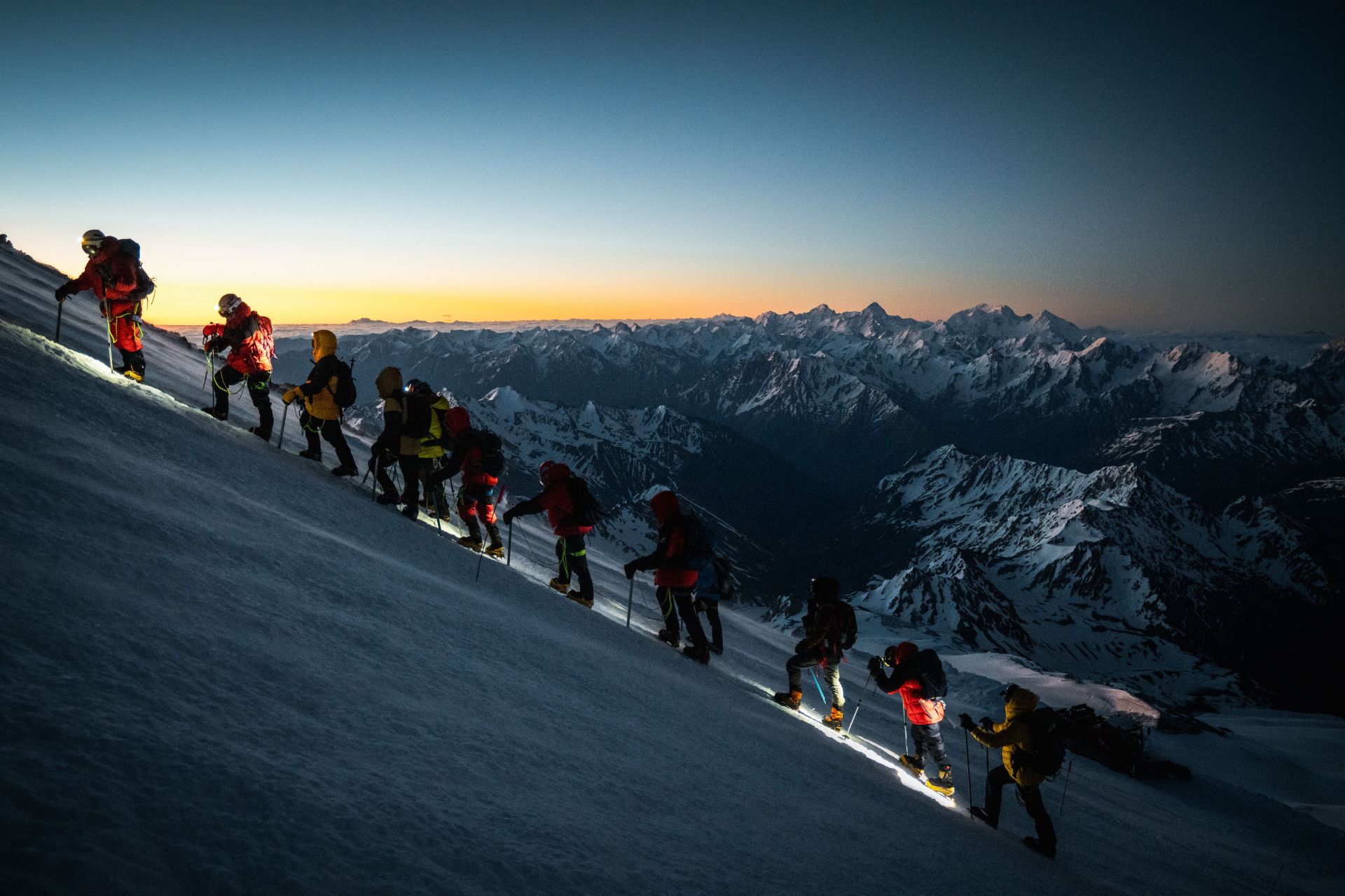 FitHikers team and hikers on a Himalayan trail
